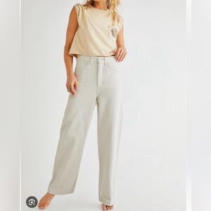 Light Grey Levi Jeans, wide legged, size 27